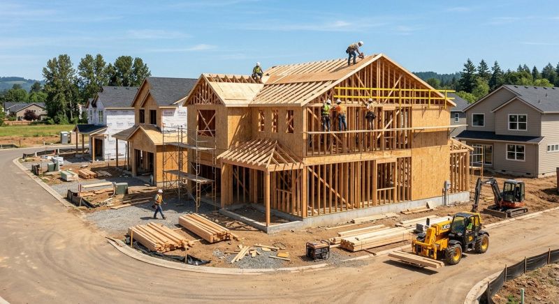 New House Construction in Sonoma County, CA